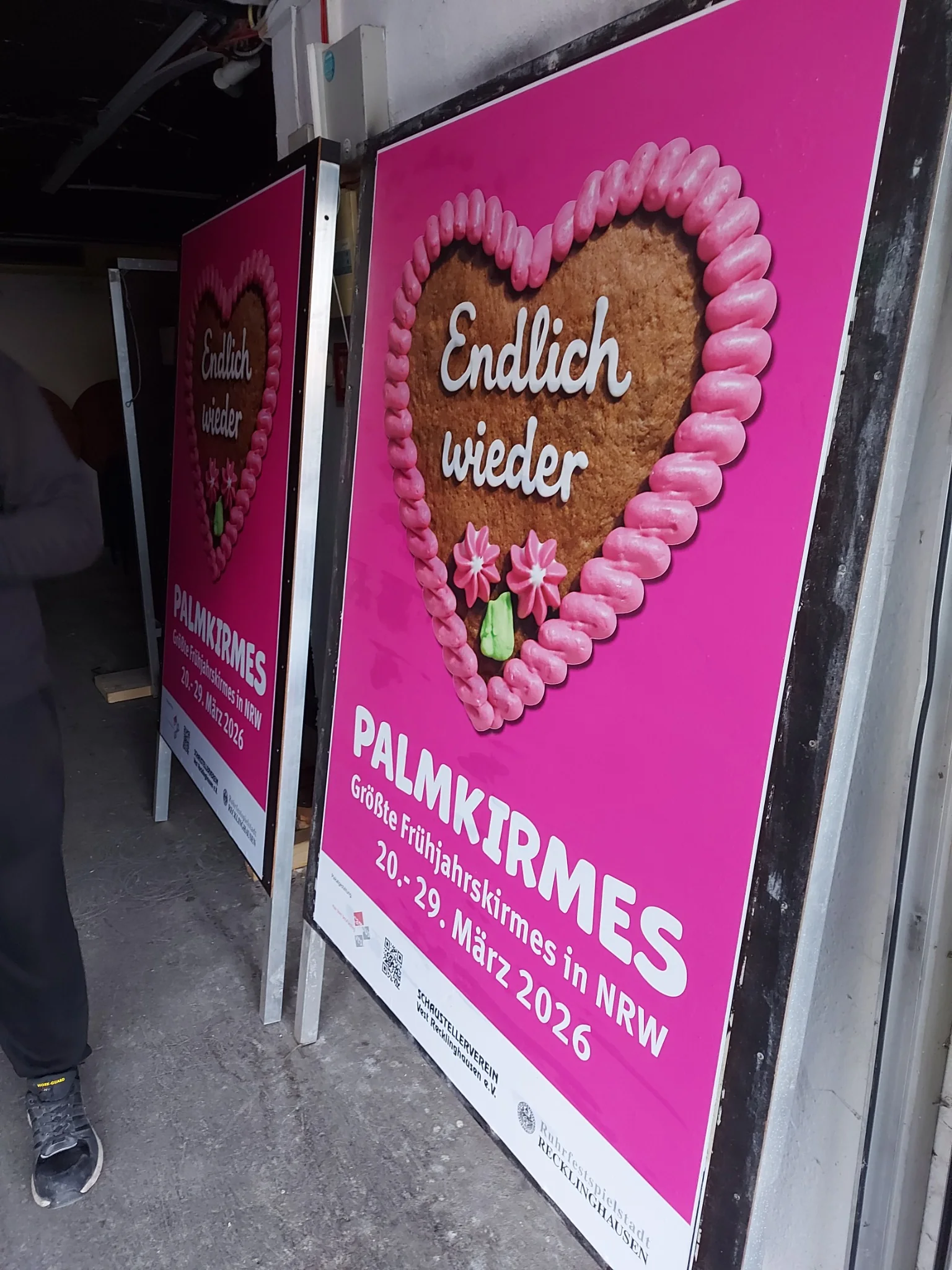 Plakatierung für die Palmkirmes 2026
